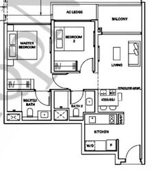 The Watergardens At Canberra (D27), Apartment #569801501